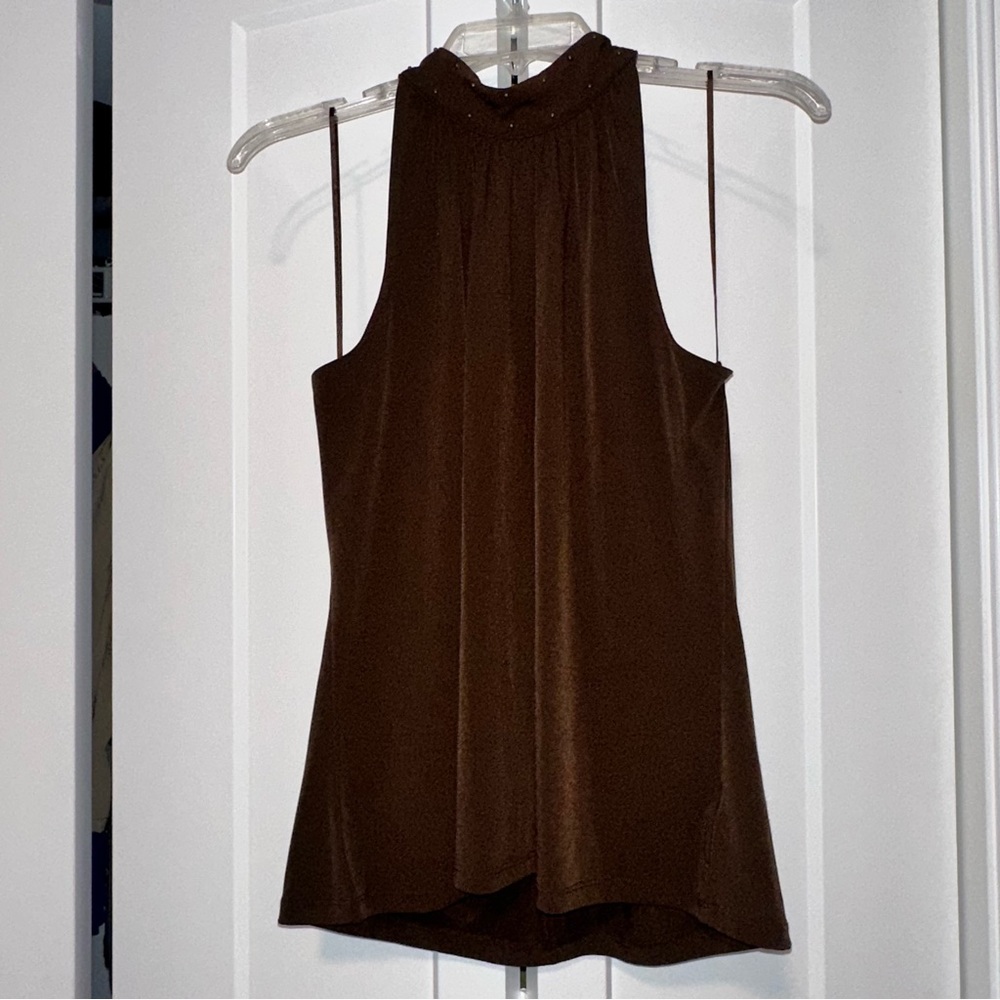 MICHAEL by Michael Kors brown tank top (XL)